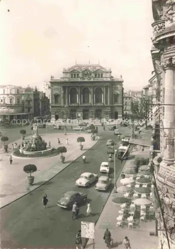 AK / Ansichtskarte MONTPELLIER 34 La Place de la Comedie le Theatre et les Trois Graces