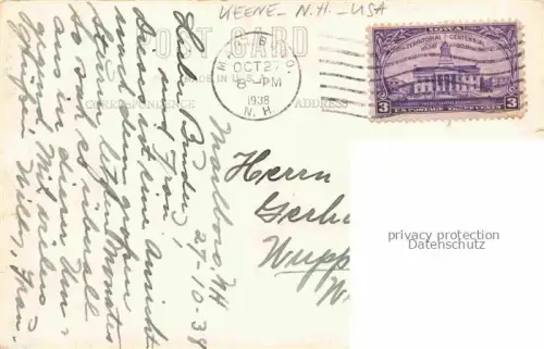 AK / Ansichtskarte Keene New Hampshire USA Hurricane damages