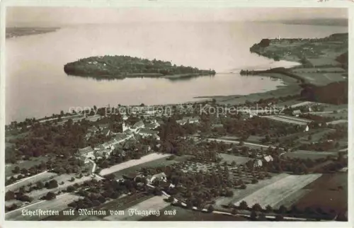 AK / Ansichtskarte Litzelstetten Konstanz BW Panorama Blick auf Insel Mainau