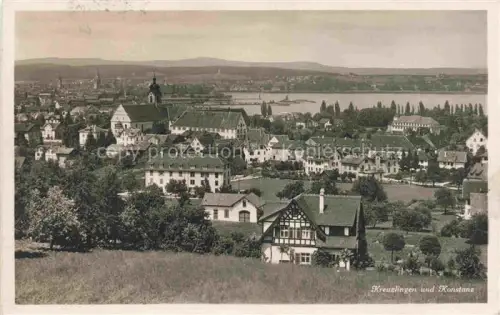 AK / Ansichtskarte KREUZLINGEN TG Panorama Blick auf Konstanz