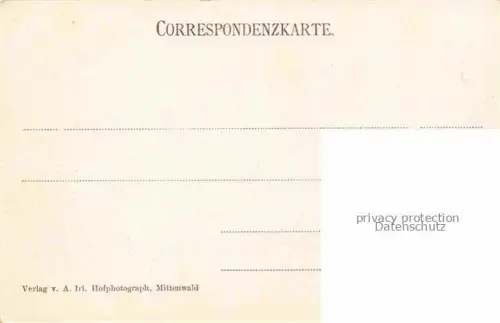 AK / Ansichtskarte Scharnitz Innsbruck Tirol AT Panorama Partie gegen Mittenwald