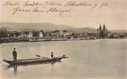 AK / Ansichtskarte Geisenheim Rheingau Hessen Panorama Blick ueber den Rhein Feldpost