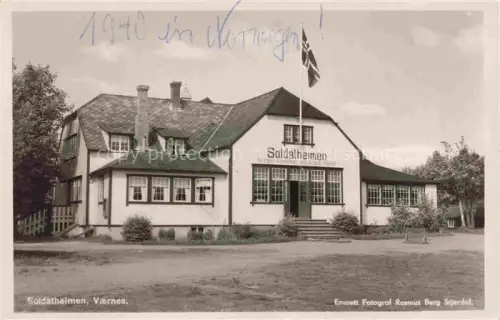 AK / Ansichtskarte Vaernes Trondheim Trondhjem Norge Soldatheimen