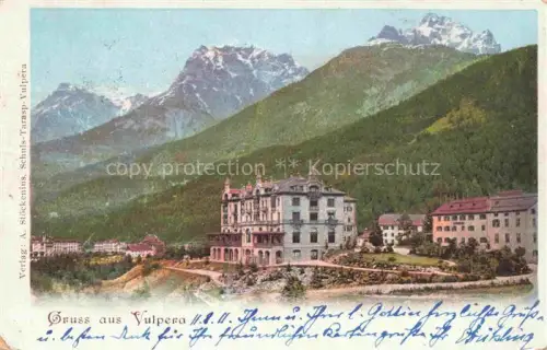 AK / Ansichtskarte Vulpera Tarasp Schuls Scuol GR Teilansicht Hotel Alpen