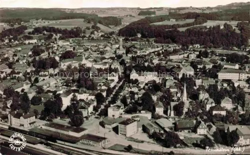 AK / Ansichtskarte Traunstein  Oberbayern Fliegeraufnahme