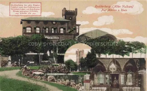 AK / Ansichtskarte Rodderberg Mehlem Godesberg Bonn Gaststaette Alter Vulkan