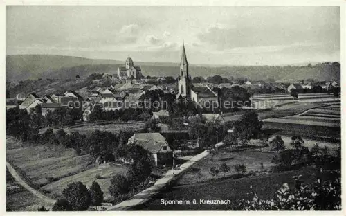 AK / Ansichtskarte Sponheim Bad Kreuznach Rheinland-Pfalz Panorama
