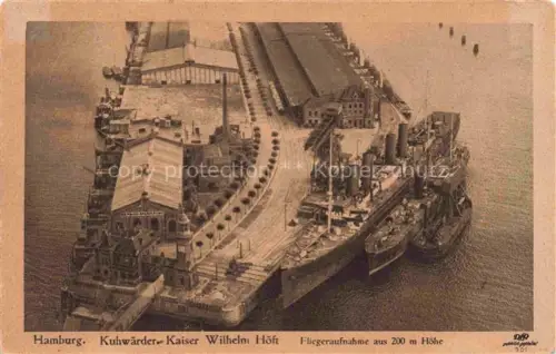 AK / Ansichtskarte HAMBURG Kuhwaerder Kaiser-Wilhelm-Hoeft