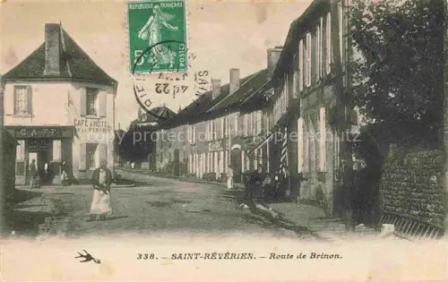 AK / Ansichtskarte Saint-Reverien Clamecy 58 Nievre Route de Brinon