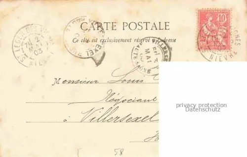 AK / Ansichtskarte St-Leger-des-Vignes La Verrerie entrée de l'usine