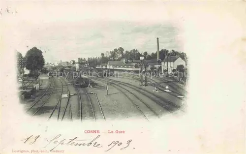 AK / Ansichtskarte COSNE -Cours-sur-Loire 58 Nievre La gare