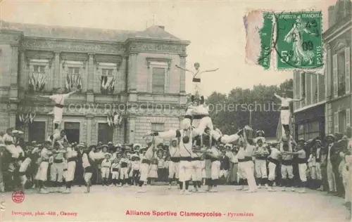 AK / Ansichtskarte CLAMECY 58 Nievre Alliance Sportive Clamecycoise Pyramides