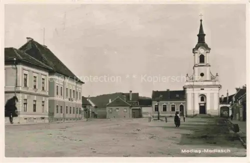 AK / Ansichtskarte Medias Mediasch SIBIU Hermannstadt RO Stadtplatz Kirche