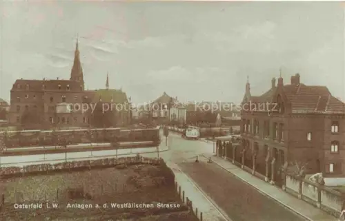 AK / Ansichtskarte Osterfeld Oberhausen Anlagen an der Westfaelischen Strasse