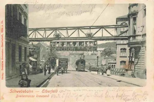 AK / Ansichtskarte Elberfeld Barmen WUPPERTAL Schwebebahn