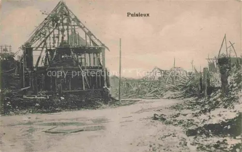 AK / Ansichtskarte Puisieux ARRAS 62 Pas-de-Calais Ruines Grande Guerre Truemmer 1. Weltkrieg Feldpost Pruefstempel