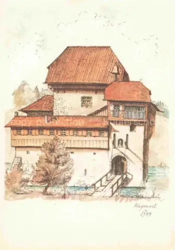 AK / Ansichtskarte Hagenwil Bischofszell TG Chateau de Hagenwil