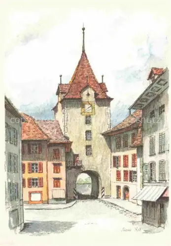 AK / Ansichtskarte Sursee LU Stadttor