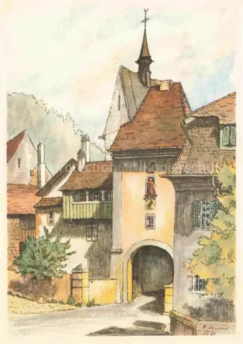 AK / Ansichtskarte St Ursanne Porrentruy JU Porte de Porrentruy