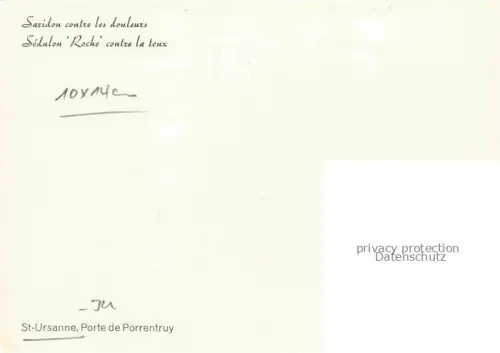 AK / Ansichtskarte St Ursanne Porrentruy JU Porte de Porrentruy