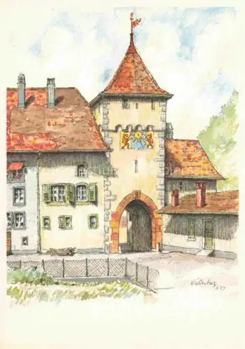 AK / Ansichtskarte Waldenburg BL Stadttor
