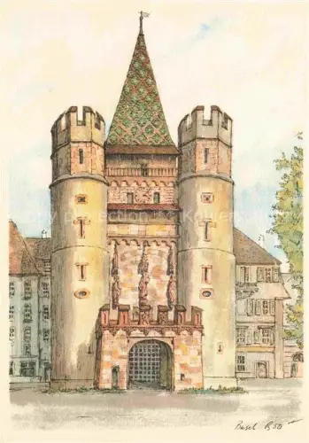 AK / Ansichtskarte Bale BASEL BS Spalentor