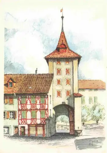 AK / Ansichtskarte Sempach LU Stadttor