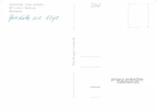 AK / Ansichtskarte LINDAU  Bodensee Bayern Gasthof zum Engel