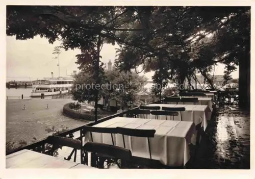 AK / Ansichtskarte LINDAU  Bodensee Bayern Hotel Lindauer Hof Terrasse
