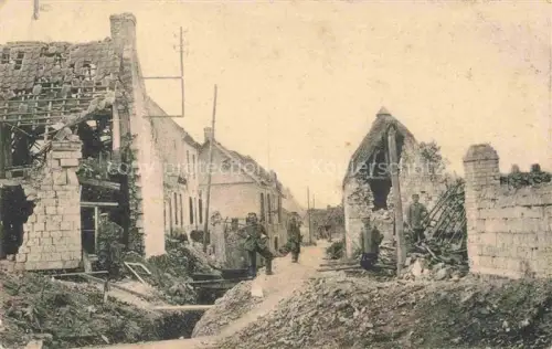AK / Ansichtskarte Thelus ARRAS 62 Pas-de-Calais Ruines Grande Guerre Truemmer 1. Weltkrieg Feldpost
