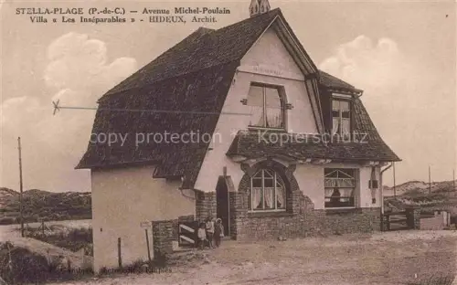 AK / Ansichtskarte Stella-Plage Montreuil 62 Pas-de-Calais Villa Les Inséparables Avenue Michel Poulain