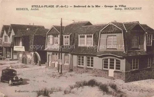 AK / Ansichtskarte Stella-Plage Montreuil 62 Pas-de-Calais Boulevard de la Mer Groupe de Villas