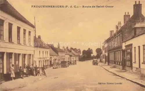 AK / Ansichtskarte Fauquembergues Saint-Omer 62 Pas-de-Calais Route de Sainte-Omer
