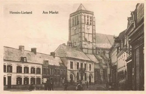 AK / Ansichtskarte Henin-Lietard LENS 62 Pas-de-Calais Am Markt