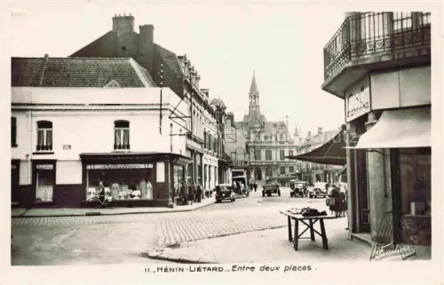 AK / Ansichtskarte Henin-Lietard LENS 62 Pas-de-Calais Entre deux places