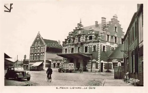 AK / Ansichtskarte Henin-Lietard LENS 62 Pas-de-Calais La gare