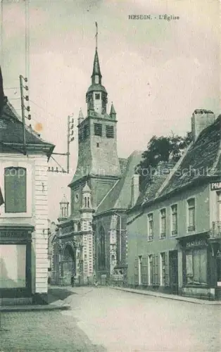 AK / Ansichtskarte Hesdin Montreuil 62 Pas-de-Calais Eglise Kirche