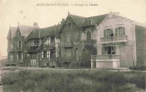 AK / Ansichtskarte Merlimont-Plage Montreuil 62 Pas-de-Calais Groupe de chalets