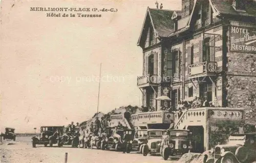 AK / Ansichtskarte Merlimont-Plage Montreuil 62 Pas-de-Calais Hôtel de la Terrasse