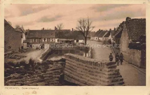 AK / Ansichtskarte Mercatel ARRAS 62 Pas-de-Calais Dorfstrasse Serie Der Krieg 1914/15 in Postkarten Abteilung Frankreich