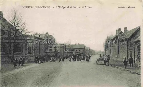 AK / Ansichtskarte Noeux-les-Mines Bethune 62 Pas-de-Calais Hôpital et Rue d'Arras