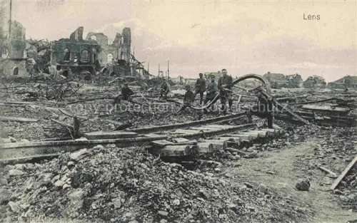 AK / Ansichtskarte LENS 62 Pas-de-Calais Ruines Grande Guerre Truemmer 1. Weltkrieg