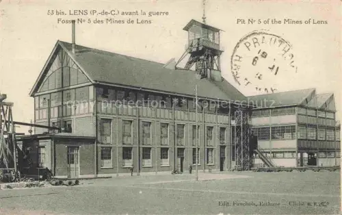 AK / Ansichtskarte LENS 62 Pas-de-Calais avant la guerre Fosse No. 5 des Mines de Lens