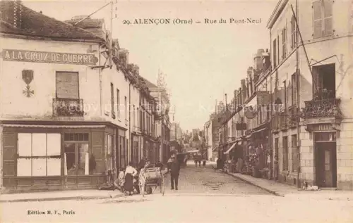 AK / Ansichtskarte ALENCON 61 Orne Rue du Pont-Neul
