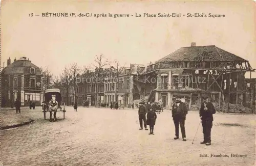AK / Ansichtskarte Bethune 62 Pas-de-Calais Après la guerre Place Saint-Eloi