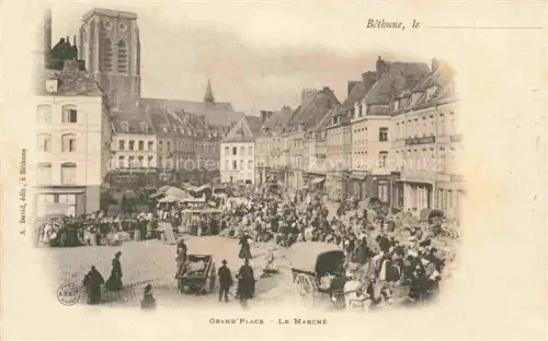 AK / Ansichtskarte Bethune 62 Pas-de-Calais Grande Place Marché