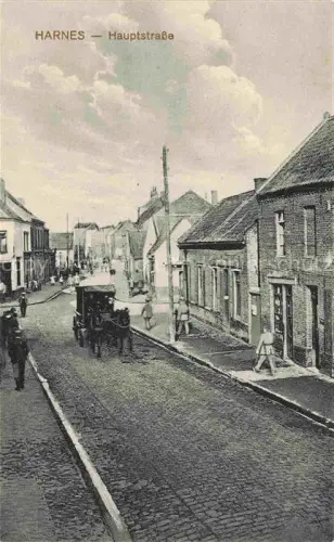 AK / Ansichtskarte Harnes LENS 62 Pas de Calais Rue Principale Hauptstrasse Feldpost