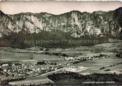 AK / Ansichtskarte Landquart GR Fabriken Panorama