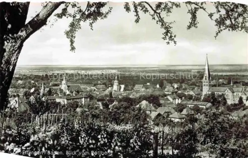 AK / Ansichtskarte Ettlingen KARLSRUHE BW Blick vom Rottberg