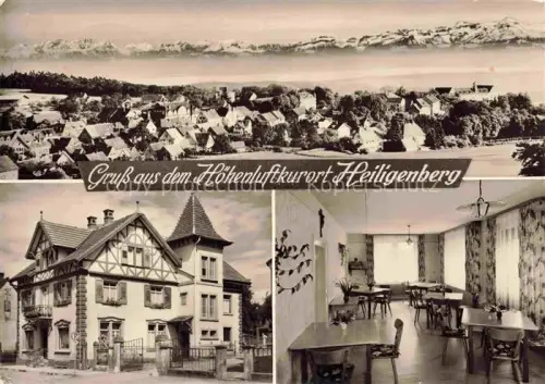 AK / Ansichtskarte Heiligenberg Baden Panorama Hotel Gastraum